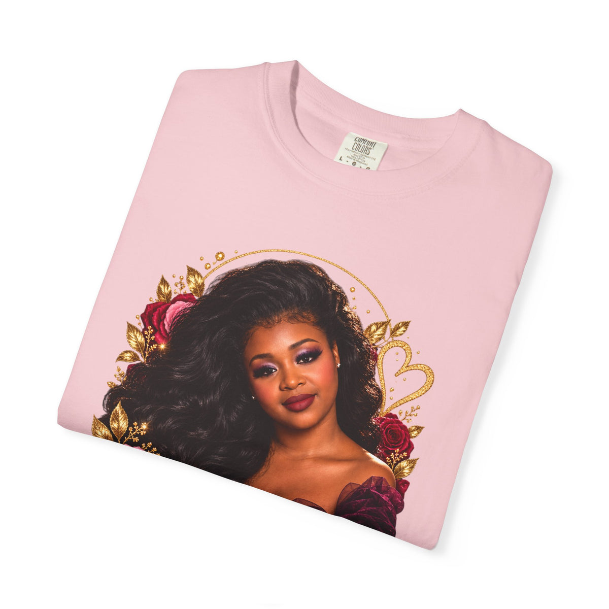 Still Healing T-Shirt — Floral Portrait Inspirational Tee