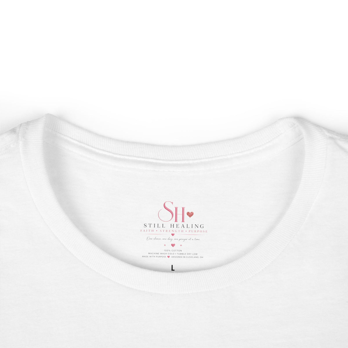 Still Becoming Floral Women's Tee β Inspirational "Still Healing" Motivational Shirt