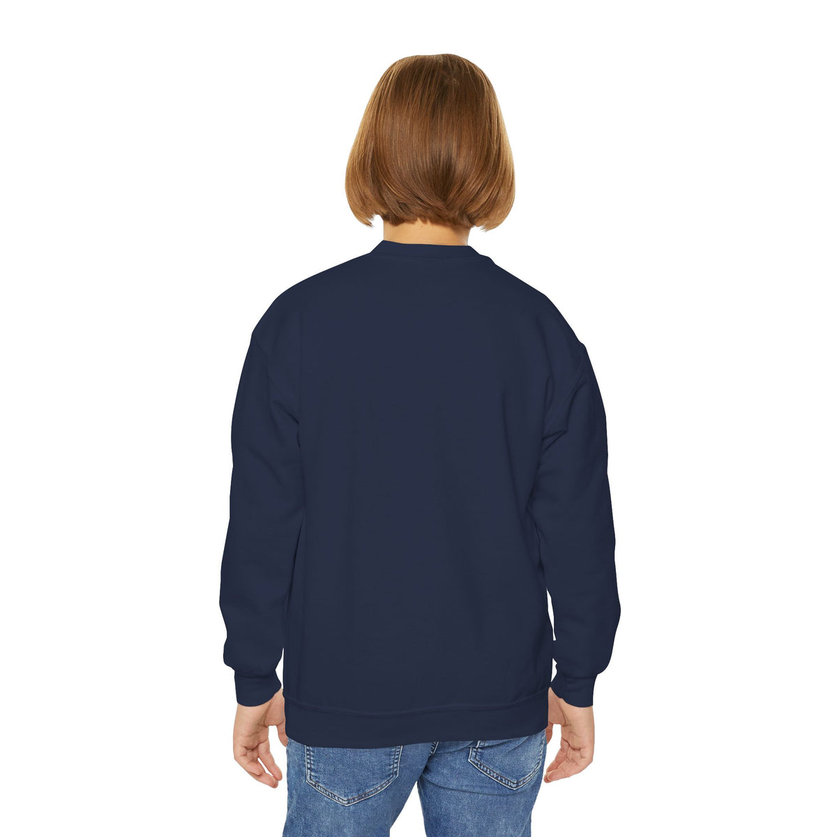 Brave Little Heart Youth Crewneck Sweatshirt β Cute Teddy Bear Floral Kids Pullover