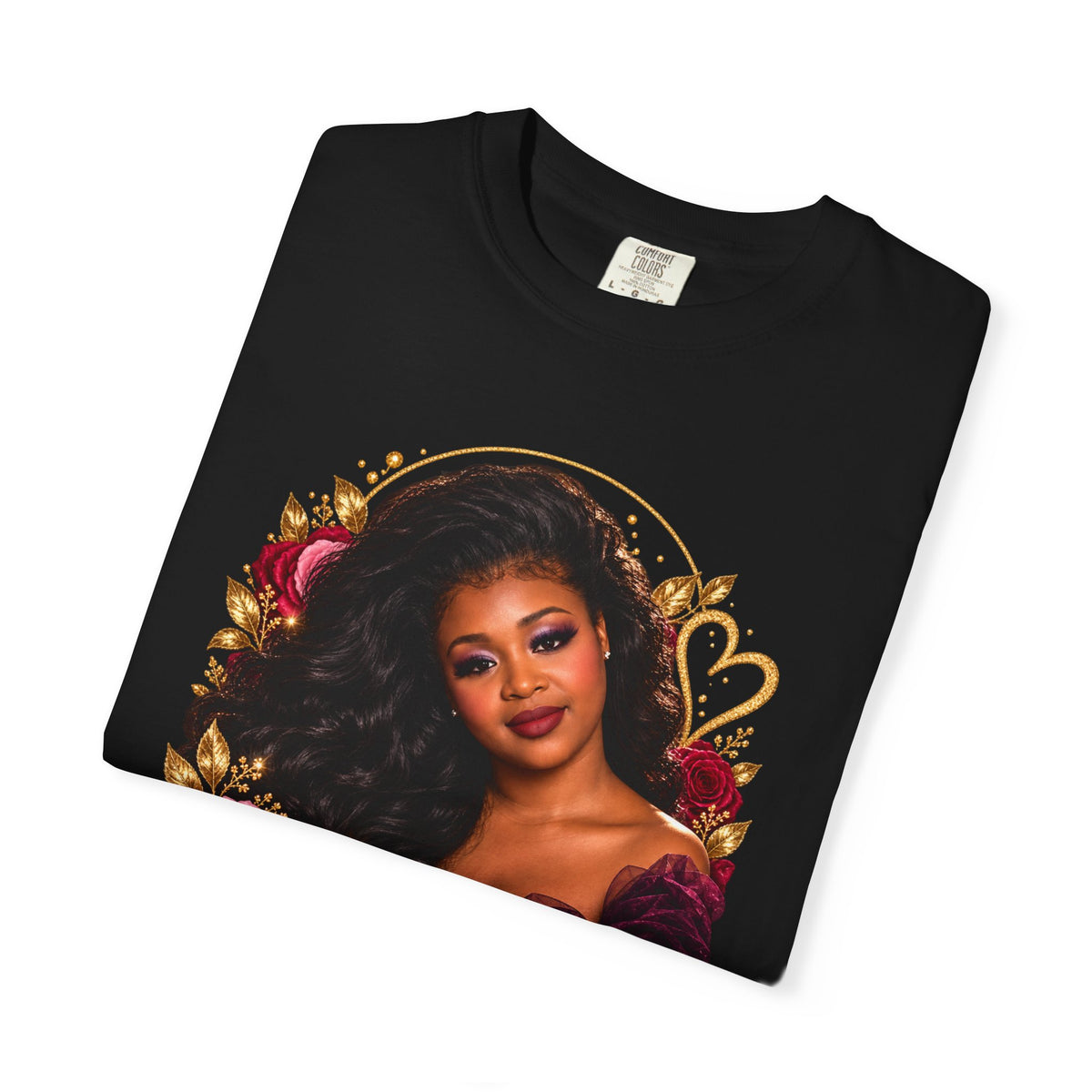 Still Healing T-Shirt — Floral Portrait Inspirational Tee