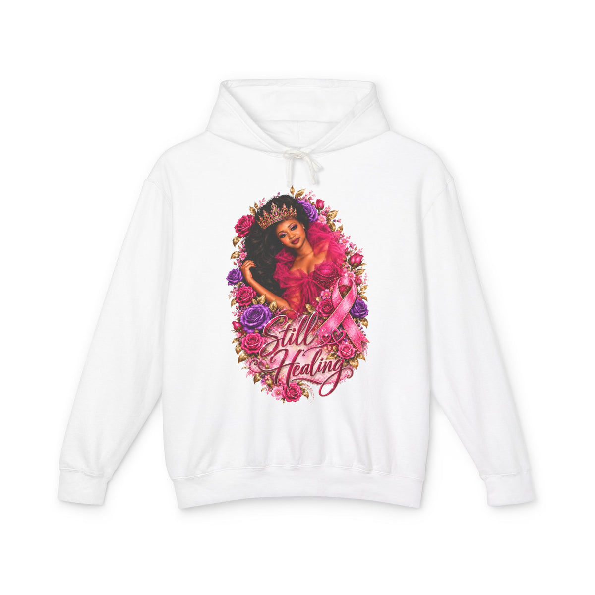 Breast Cancer Survivor Hoodie β Still Healing Floral Pink Ribbon Sweatshirt