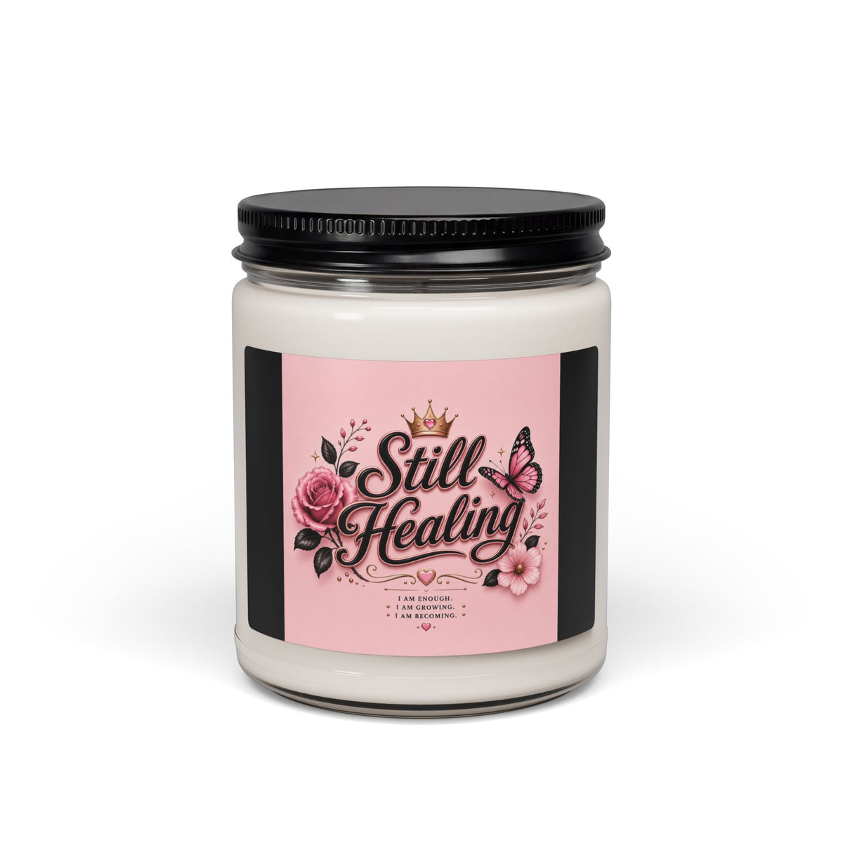Still Healing Scented Soy Candle β 9oz Relaxing Floral Aromatherapy Candle