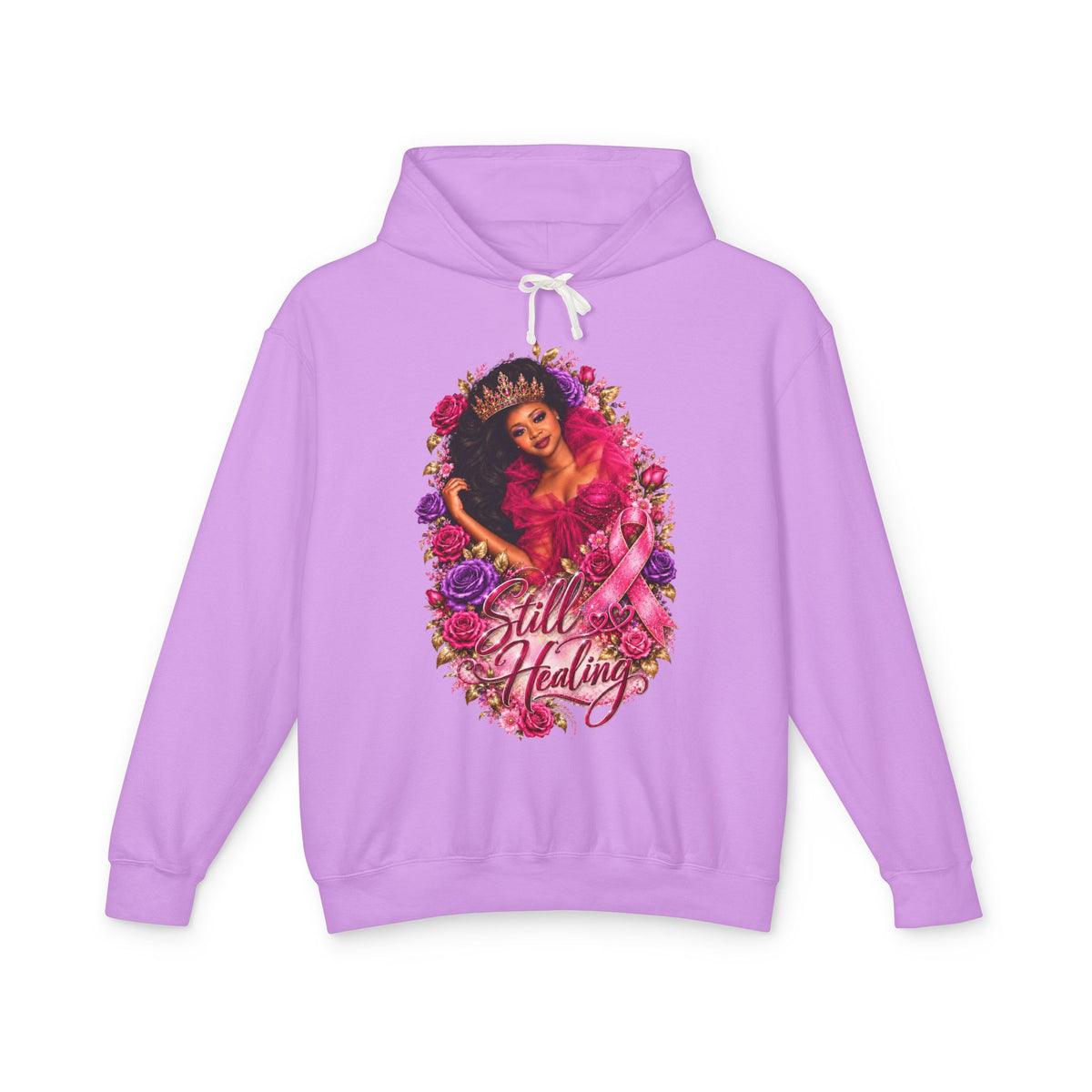 Breast Cancer Survivor Hoodie β Still Healing Floral Pink Ribbon Sweatshirt