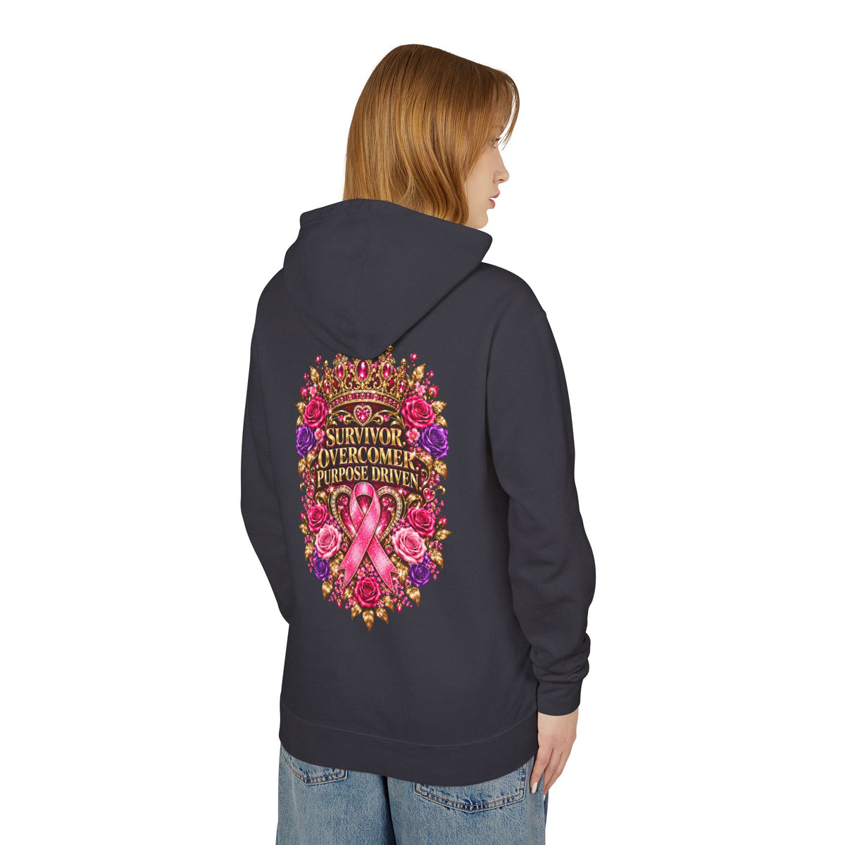 Breast Cancer Survivor Hoodie β Still Healing Floral Pink Ribbon Sweatshirt