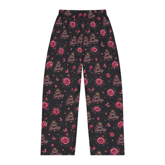 Still Healing Floral Pajama Pants — Women's Cozy Sleep Lounge Trousers