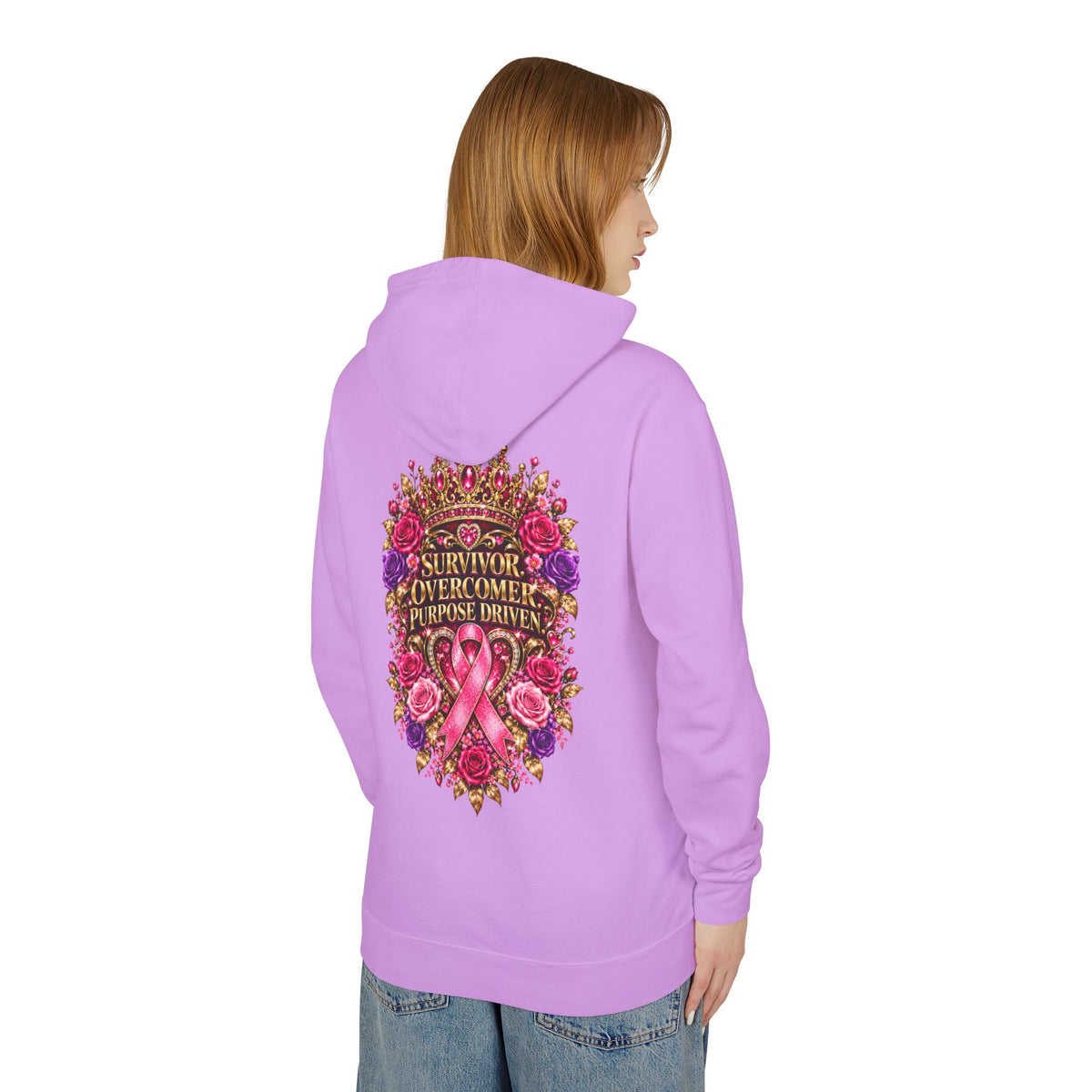 Breast Cancer Survivor Hoodie β Still Healing Floral Pink Ribbon Sweatshirt