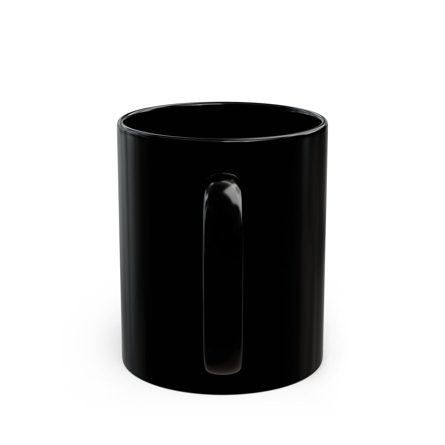 Love Don't Drive You Into a Grave Black Mug — Gothic Romantic Coffee Cup (11oz/15oz)
