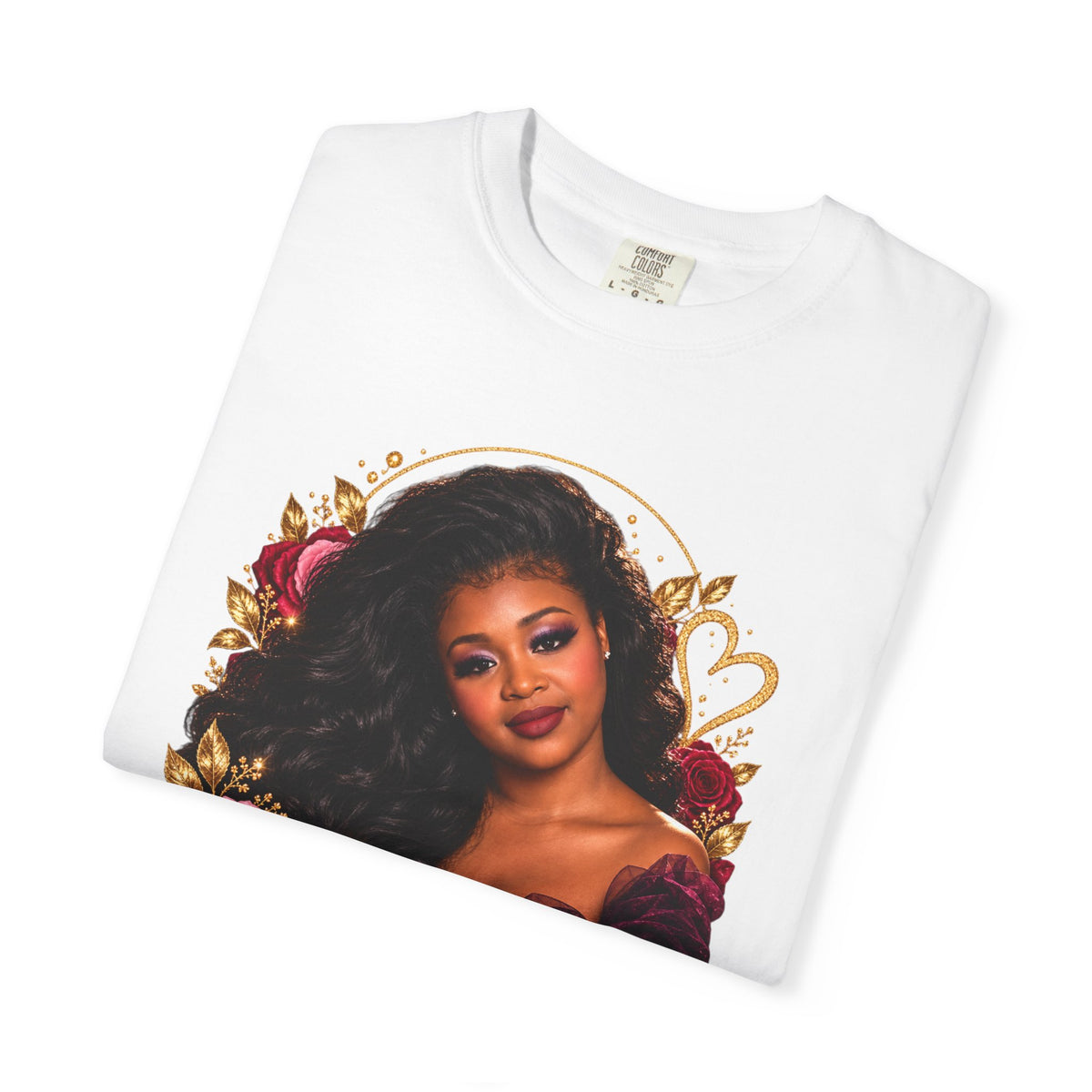 Still Healing T-Shirt — Floral Portrait Inspirational Tee