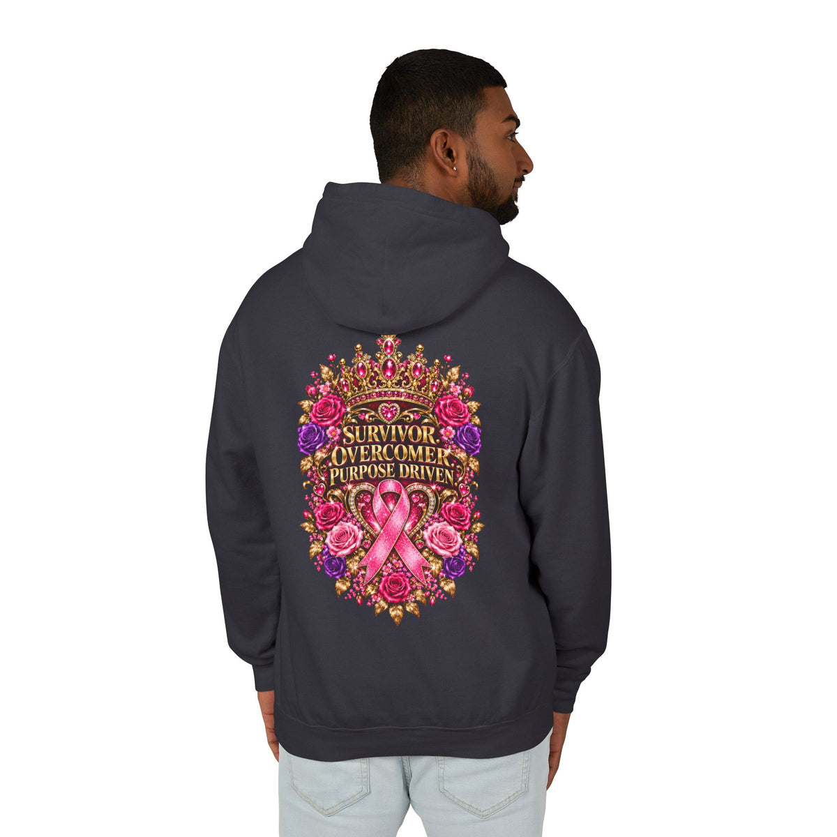 Breast Cancer Survivor Hoodie β Still Healing Floral Pink Ribbon Sweatshirt