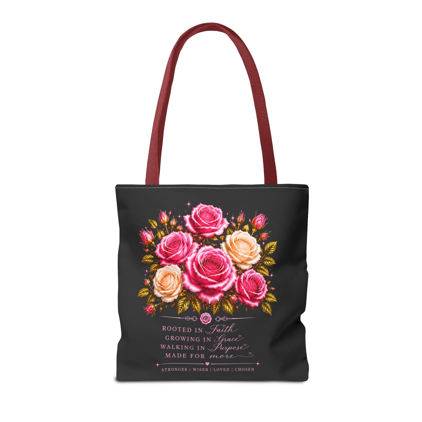 Still Healing Floral Memorial Tote Bag — Inspirational Grief Support Shopping Bag