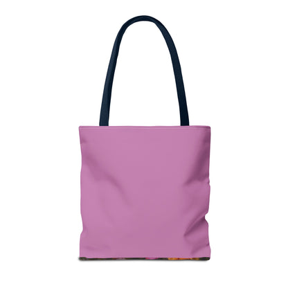 Love Never Leaves Tote Bag — Mother & Child Floral Sunset AOP Tote
