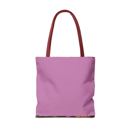 Love Never Leaves Tote Bag — Mother & Child Floral Sunset AOP Tote