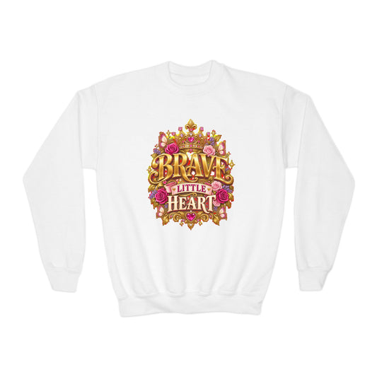 Brave Little Heart Youth Crewneck Sweatshirt