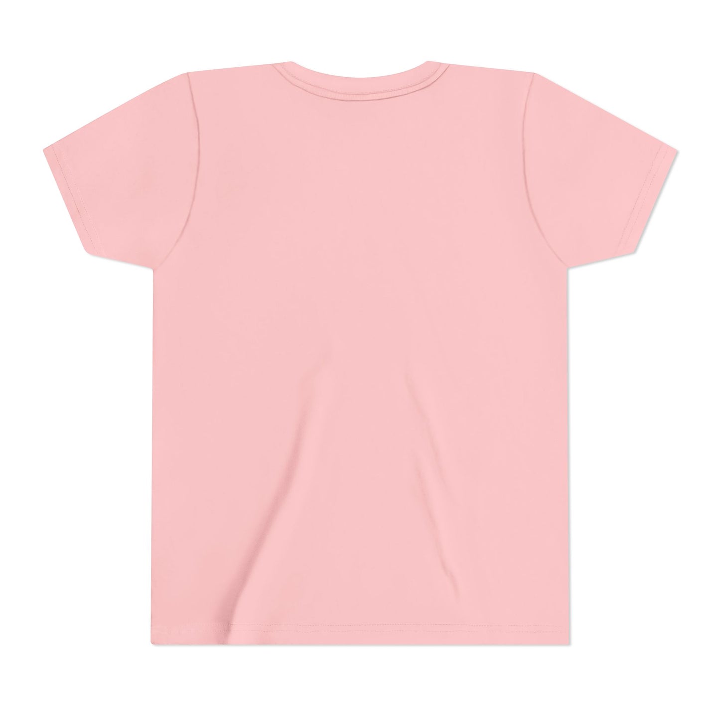 Brave Heart Club Youth Tee — Pastel Rainbow & Teddy Kids Shirt (“Brave Heart Club” Design)