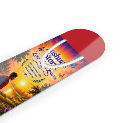 Inspirational Childhood Journey Bookmark - 'Love Never Leaves' Christian Gift