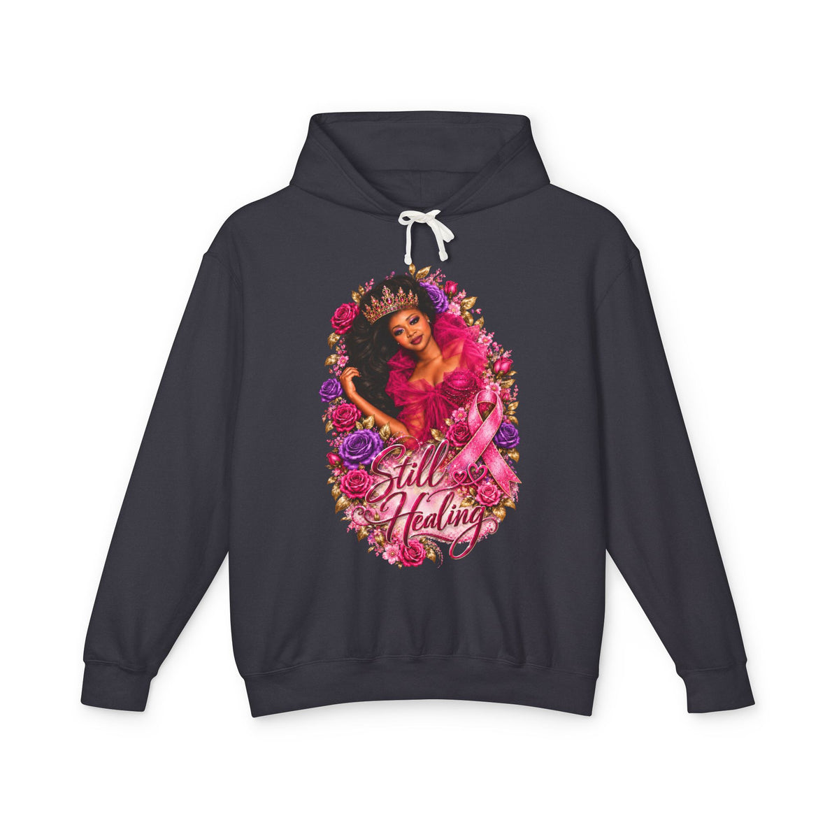 Breast Cancer Survivor Hoodie – Still Healing Floral Pink Ribbon Sweatshirt
