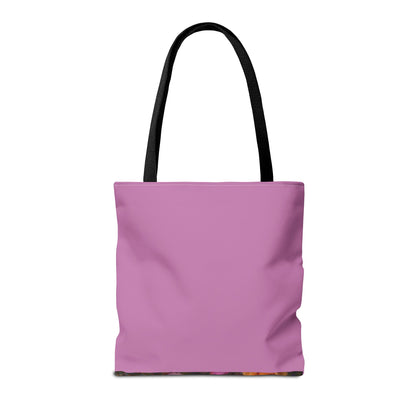 Love Never Leaves Tote Bag — Mother & Child Floral Sunset AOP Tote
