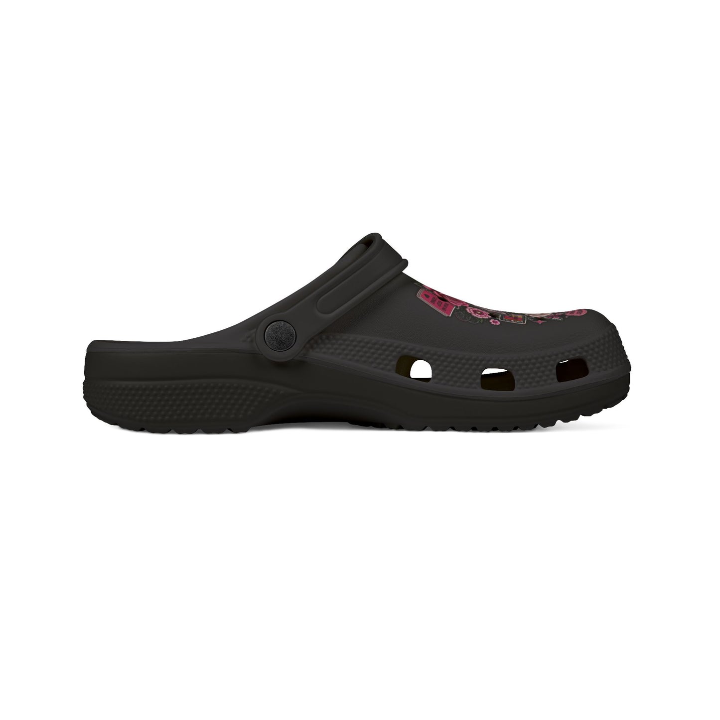 Still Healing Floral Clogs — "Protect My Peace" EVA Foam Shoes
