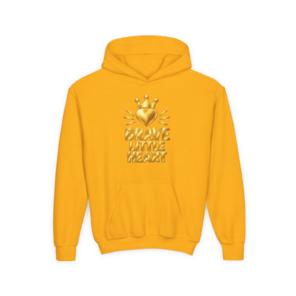 Brave Little Heart Crown Youth Hoodie