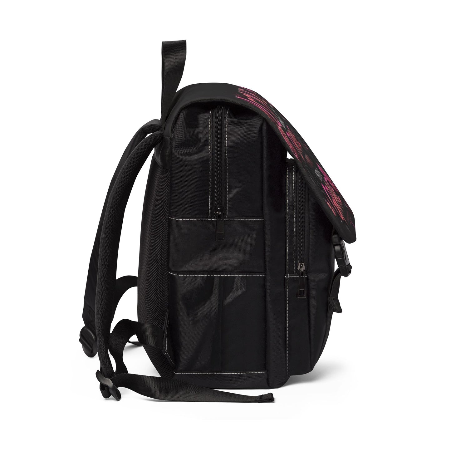 Backpack – "Love Don't Drive You Into a Grave" Gothic Rose Shoulder Backpack