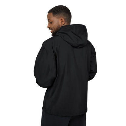 Anorak Jacket — Floral Skull Graphic Packable Windbreaker