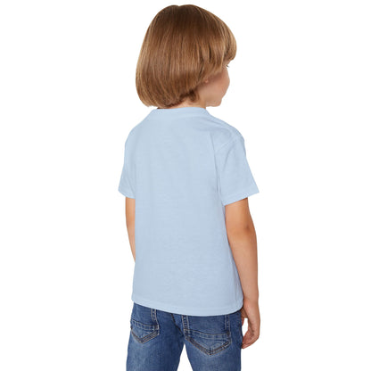 Toddler T-Shirt — "Brave Little Heart" Personalized Bear Design (Love Never Leaves)