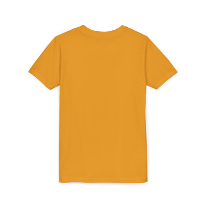 Brave Little Heart Youth Tee — Cute Teddy Rainbow Kids Shirt