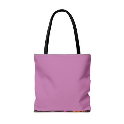Love Never Leaves Tote Bag — Mother & Child Floral Sunset AOP Tote