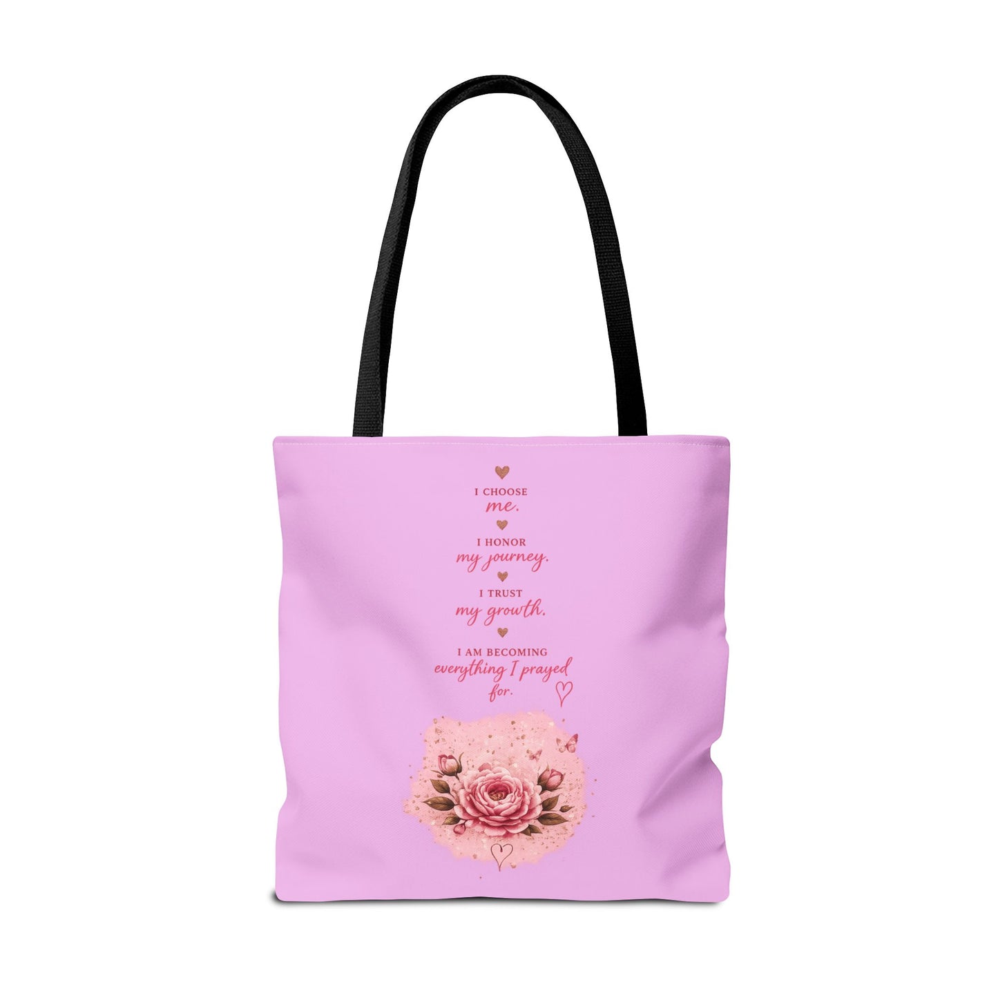 Still Healing Pink Inspirational Tote Bag — 'I'm Still Becoming' Self-Love Gift