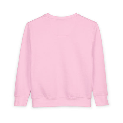 Brave Little Heart Toddler Sweatshirt – Personalized Bear & Butterflies “Love Never Leaves”