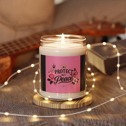 Protect My Peace Scented Soy Candle — 9oz Inspirational Aromatherapy Jar