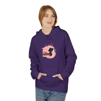 Hoodie — Pink Rose Watercolor Quote Pullover