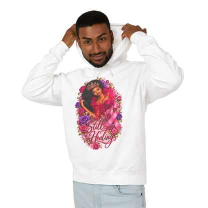 Breast Cancer Survivor Hoodie – Still Healing Floral Pink Ribbon Sweatshirt