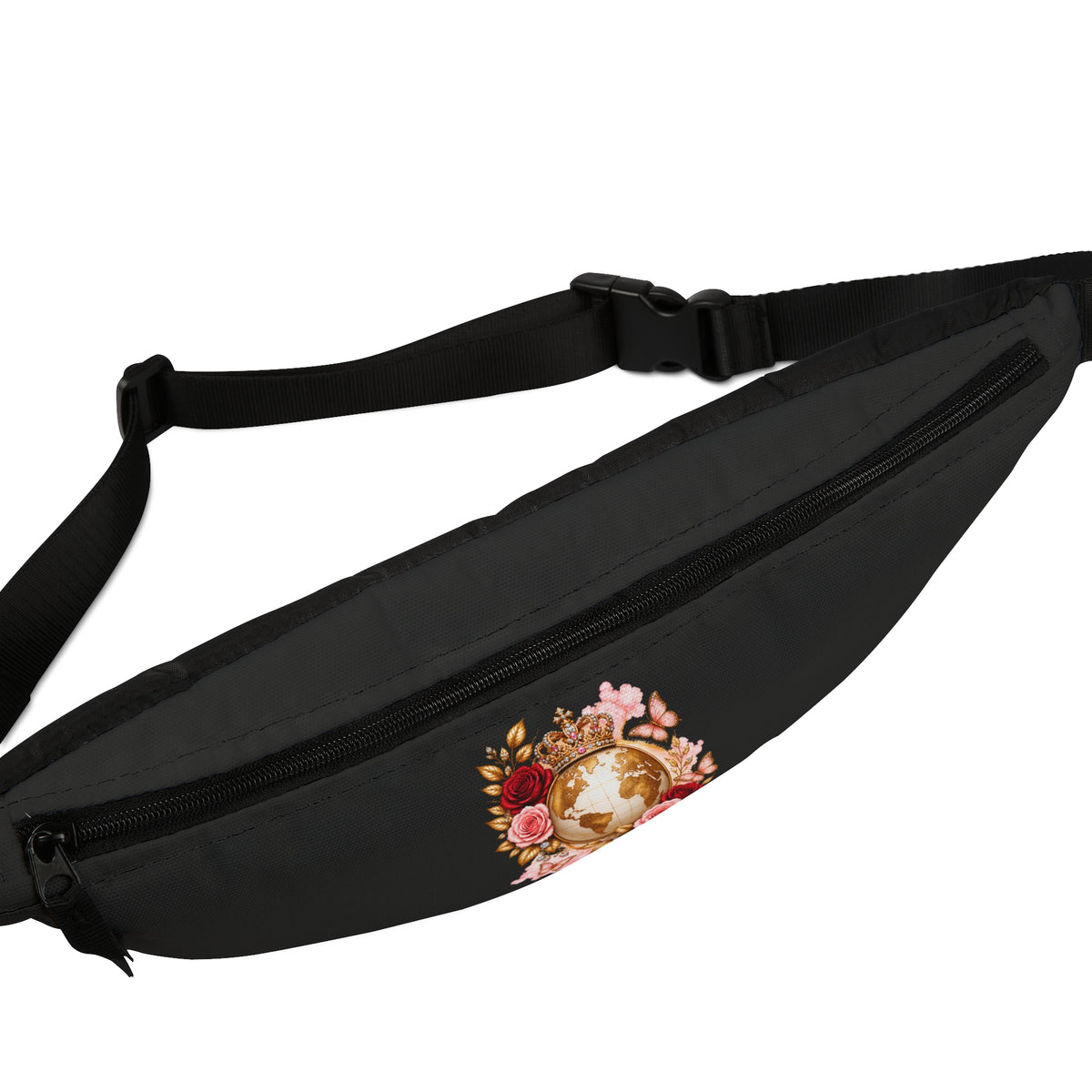 Still Healing Floral Skull Fanny Pack