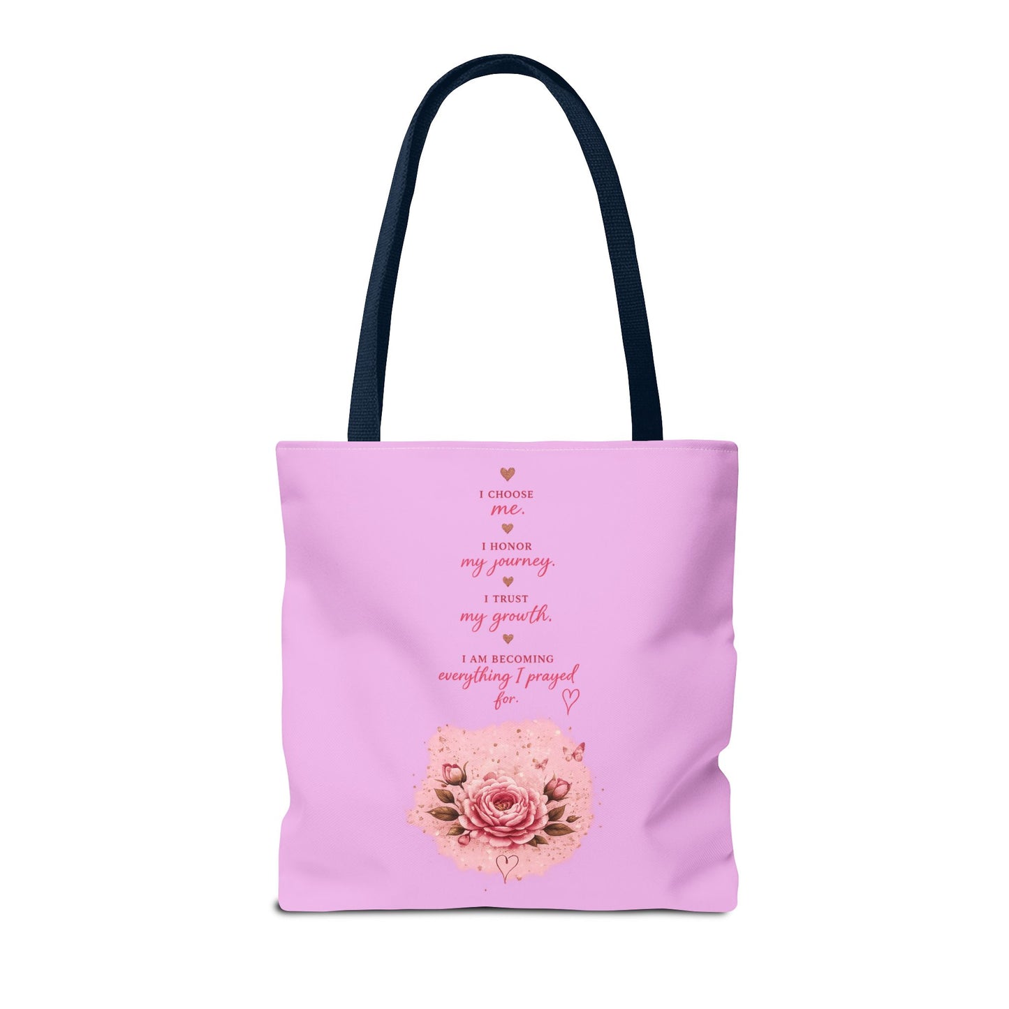 Still Healing Pink Inspirational Tote Bag — 'I'm Still Becoming' Self-Love Gift