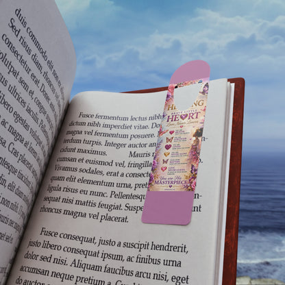 Inspirational Faith Bookmark — "Still Healing Brave Little Heart" Scripture Reminder