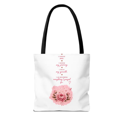 Still Healing Tote Bag — Inspirational Self-Love Healing Quote Tote