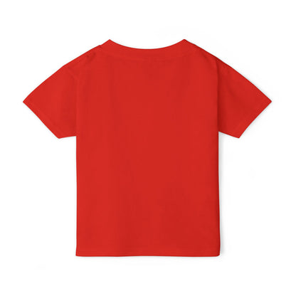 Toddler T-Shirt — "Brave Little Heart" Personalized Bear Design (Love Never Leaves)