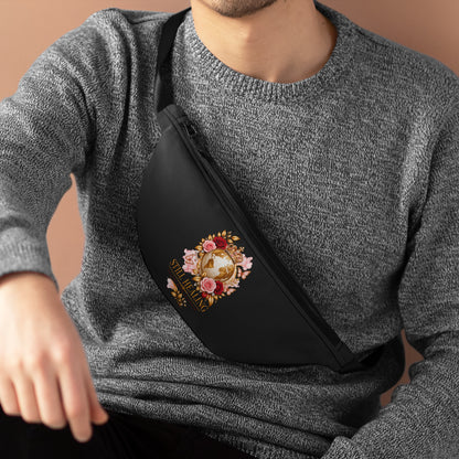 Still Healing Floral Skull Fanny Pack
