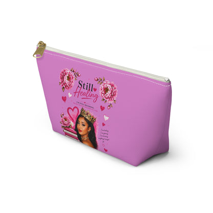 Still Healing / Trust the Process Pink Accessory Pouch