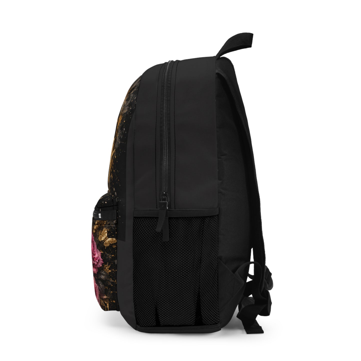 Still Healing Backpack — Inspirational "Big Brave Heart" Floral Travel Bag