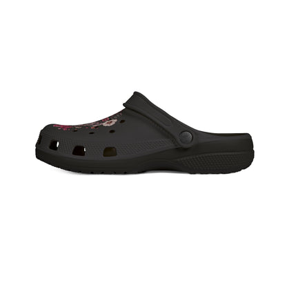 Still Healing Floral Clogs — "Protect My Peace" EVA Foam Shoes
