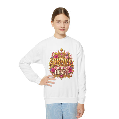 Brave Little Heart Youth Crewneck Sweatshirt