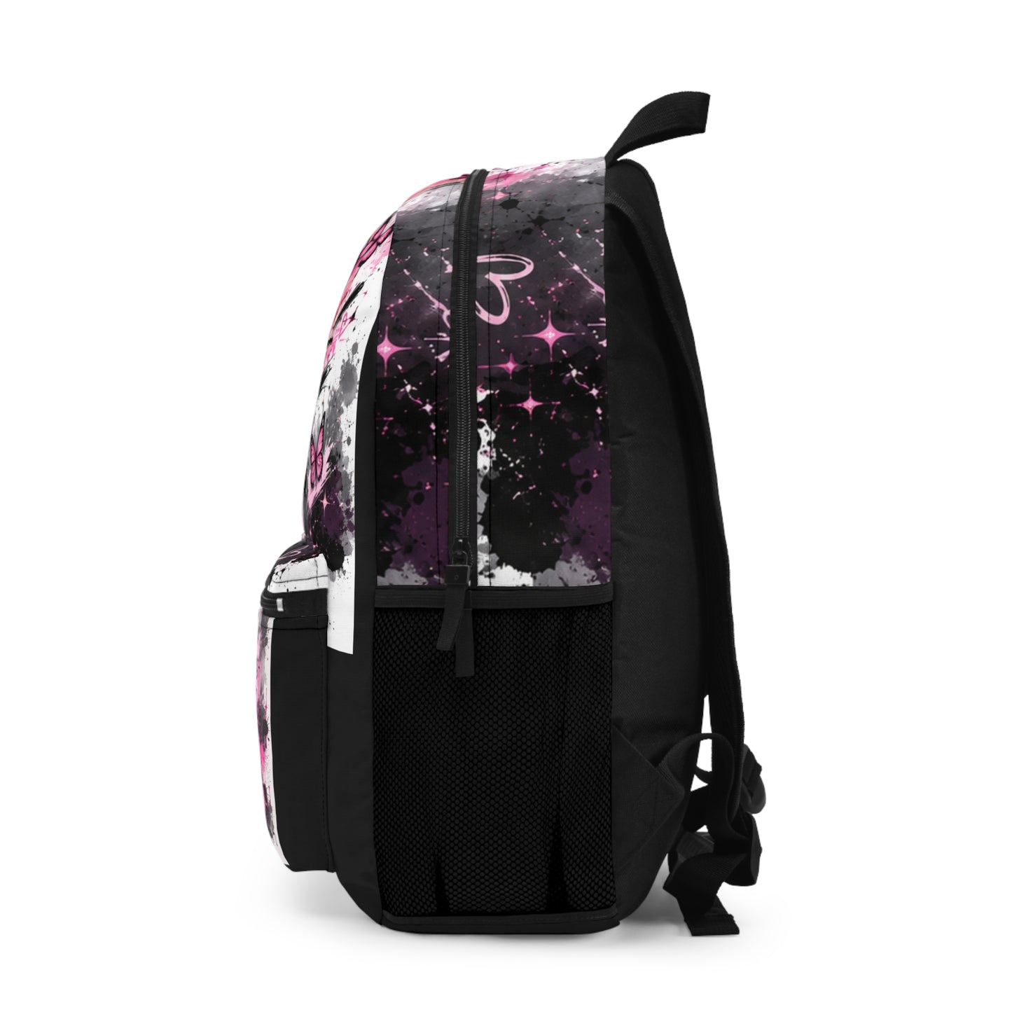 Backpack — Brave Little Heart Pink Teddy Girls School Bag, Inspirational Kids Bookbag