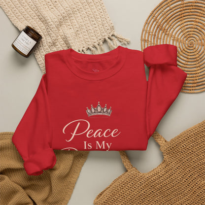 Peace Is My Dopamine Crewneck Sweatshirt — Spiritual Healing Pullover