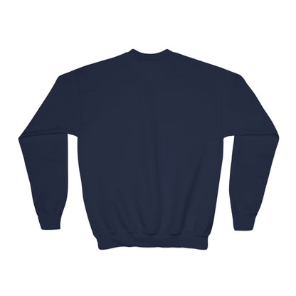 Youth Sweatshirt — "Brave Little Heart" Teddy Bear Kids Crewneck