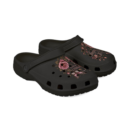 Soul Healing Floral EVA Clogs — Protective Peace Rosette Slip-Ons