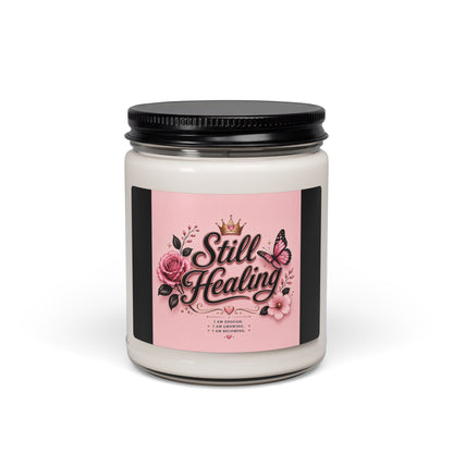 Still Healing Scented Soy Candle — 9oz Relaxing Floral Aromatherapy Candle