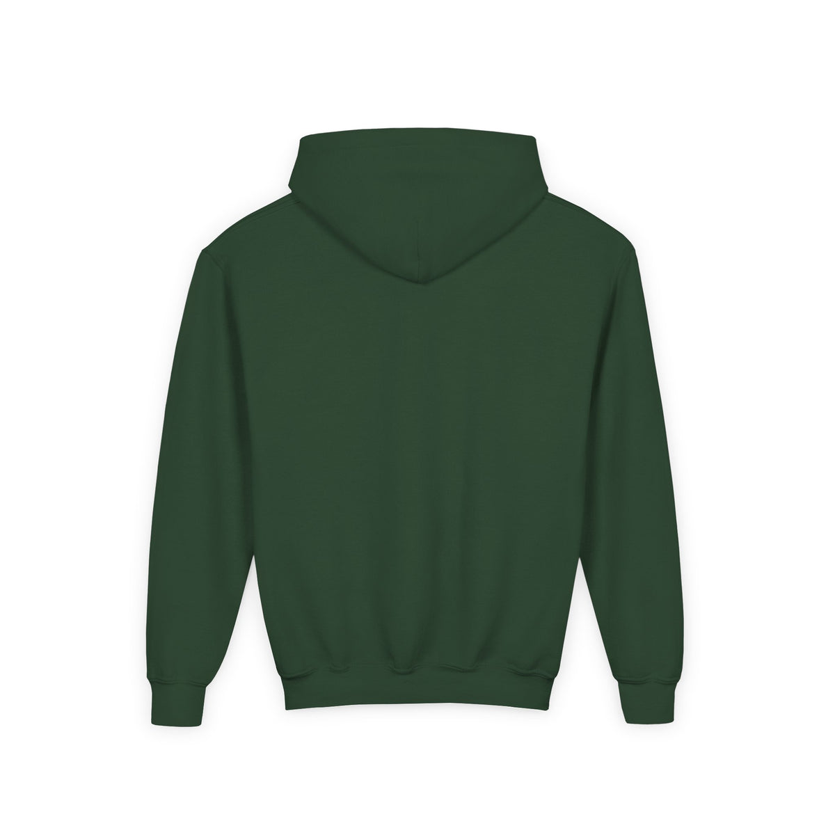 Brave Little Heart Youth Hoodie – Personalized Teddy Bear 'Love Never Leaves' Kids Sweatshirt