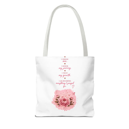 Still Healing Tote Bag — Inspirational Self-Love Healing Quote Tote